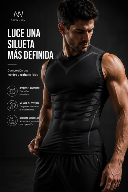 Camisilla de Compresión Premium para Hombre | Define tu Silueta al Instante